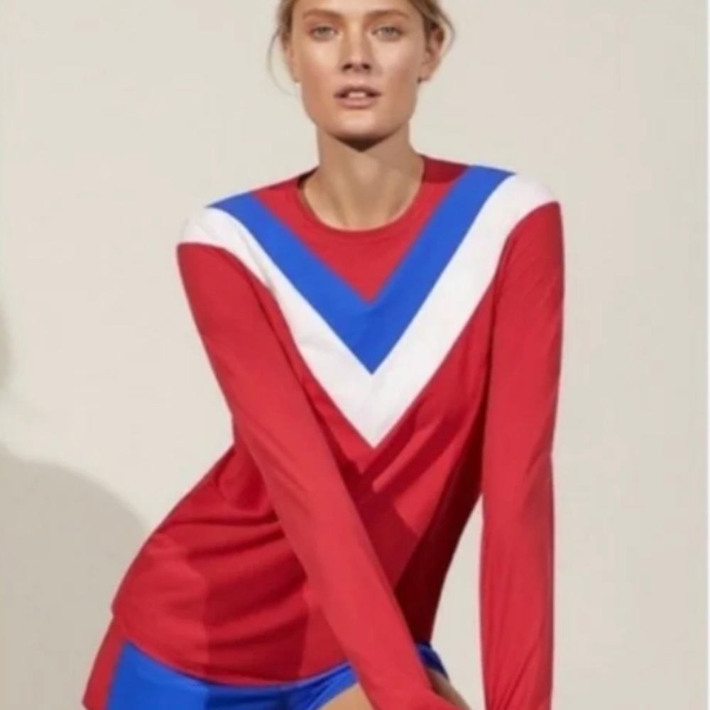 ISO Tory Sport red/blue sweatshirt